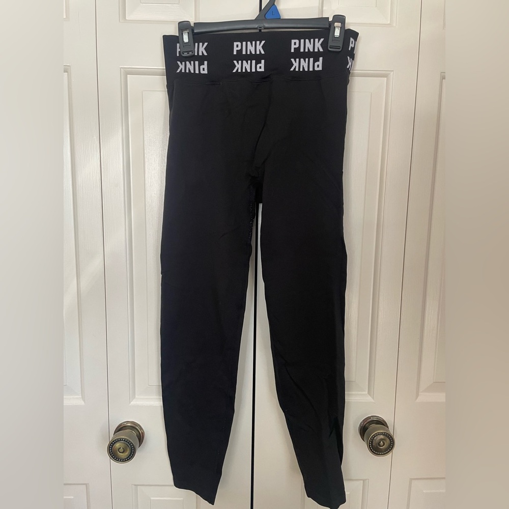 PINK Victoria's Secret Black Leggings